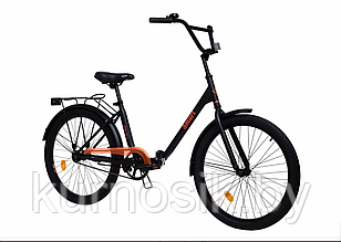 Подростковый велосипед Аist smart  24 1.1 Голубой Черно-оранжевый