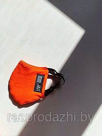 Повязка лицевая многоразовая дизайнерская Defender Orange (9-7579)