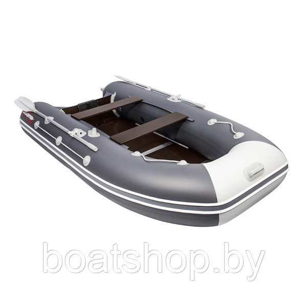 Надувная моторно-килевая лодка Таймень LX 3200 СК графит/светло-серый - фото 3 - id-p121605390