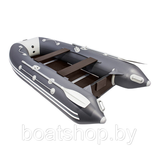 Надувная моторно-килевая лодка Таймень LX 3200 СК графит/светло-серый - фото 2 - id-p121605390