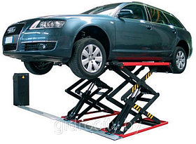 Установка заглублённого ножничного автоподъёмника