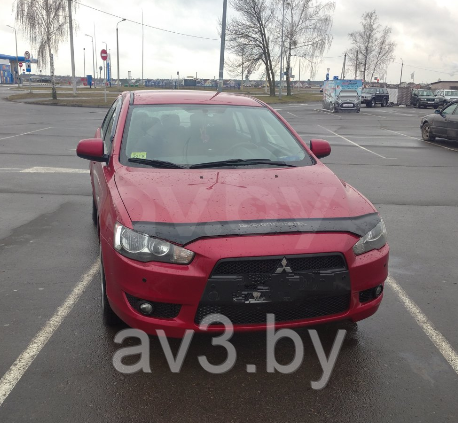 Дефлектор капота Mitsubishi Lancer (2007-) длинный [MSH08] VT52