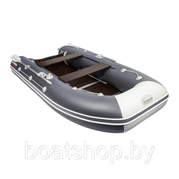 Надувная моторно-килевая лодка Таймень LX 3400 СК графит/светло-серый - фото 3 - id-p121675617