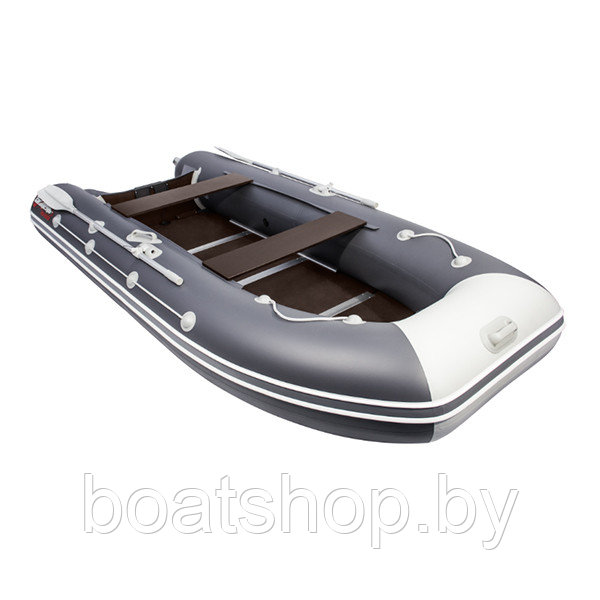Надувная моторно-килевая лодка Таймень LX 3600 СК графит/светло-серый - фото 3 - id-p121676051