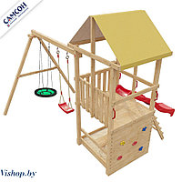 Детские игровые комплексы для дачи 6-й Элемент к-ли Гнездо