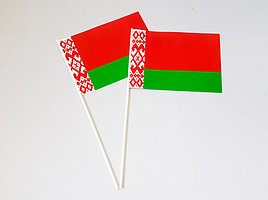 Флажок Республики Беларусь 10х20 см, бумажный