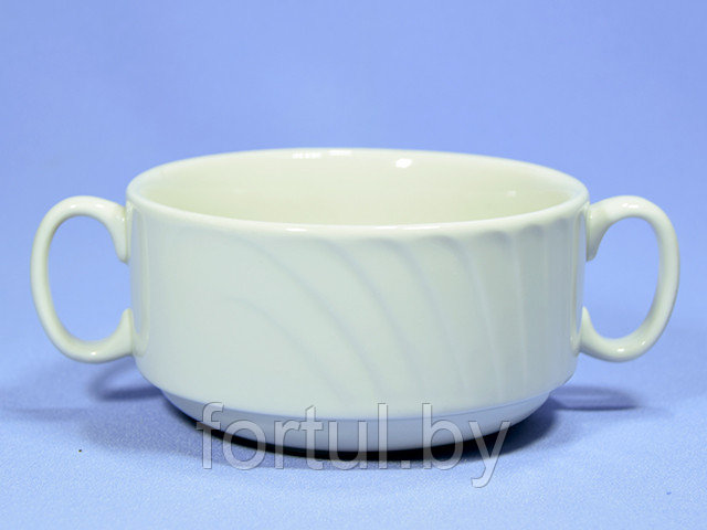 Чашка для бульона 330 см3 ф.426 "Голубка" (белое изделие) - фото 1 - id-p121688622