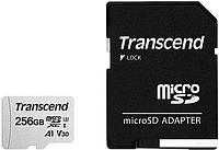 Карта памяти Transcend 300S 256GB (с адаптером)