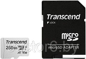 Карта памяти Transcend 300S 256GB (с адаптером)