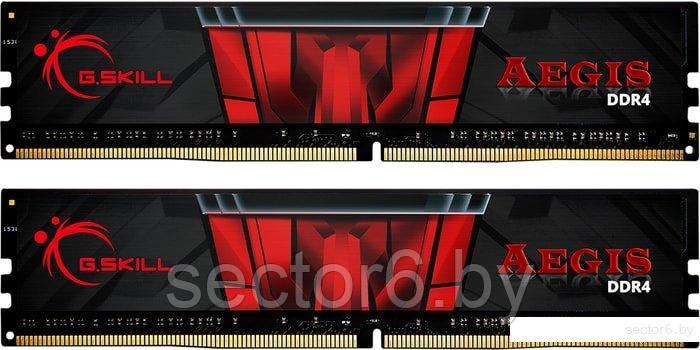 Оперативная память G.Skill Aegis 2x8GB DDR4 PC4-25600 F4-3200C16D-16GIS - фото 1 - id-p121685837