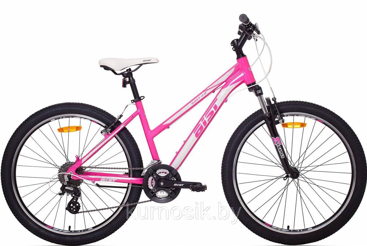 Горный велосипед AIST Rosy 2.0 26" белый Розовый, 19"