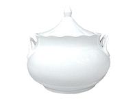 Ваза для супа 3000 см3 "Романс" (Белое изделие)