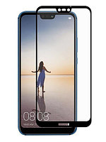 Защитное стекло для Huawei P20 Lite с полной проклейкой (Full Screen), черное