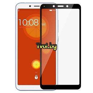 Защитное стекло для Xiaomi Redmi 6a с полной проклейкой (Full Screen), black, фото 2