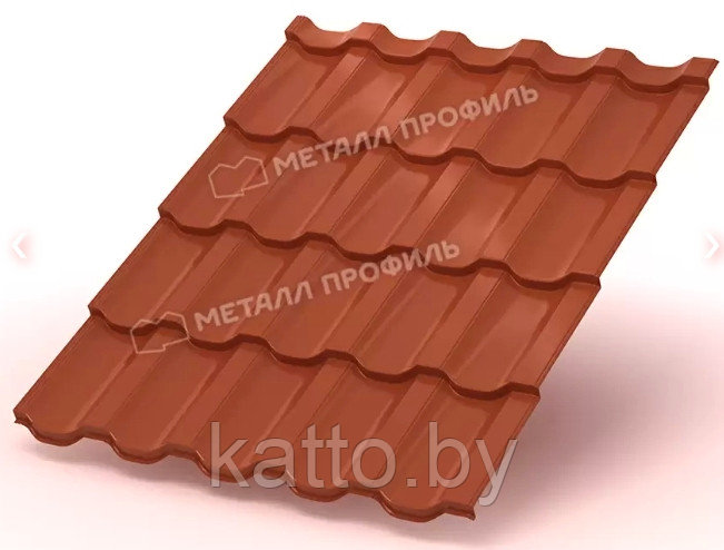 Металлочерепица Трамонтана, PURETAN RR 750 (Терракотовый)