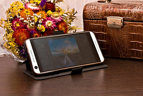 Чехол для Huawei Ascend Y5 (Y541/ Y560) книга с окошком Slim Book Case, черный, фото 2