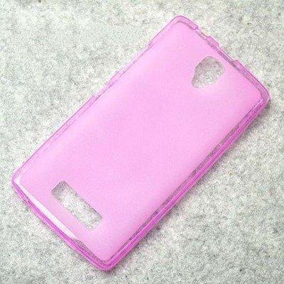 Чехол для Lenovo A2010 матовый силикон TPU Case, розовый