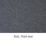 Матовая металлочерепица Трамонтана,  VikingMP E0,5 RAL 7024 (Графитовый серый), фото 2