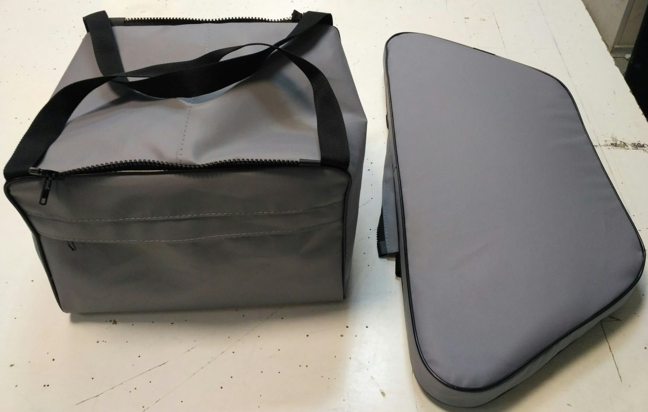 Носовая банка в комплекте с мягкой накладкой с сумкой +клей +накладки - фото 2 - id-p121694136