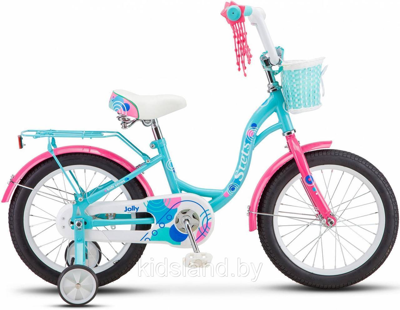 Детский велосипед Stels Jolly 16" (голубой/розовый)