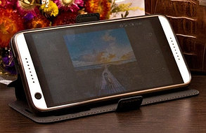 Чехол для ZTE Blade X5 книга с окошком Slim Book Case LS, черный, фото 2