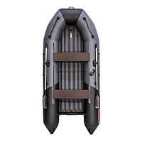 Надувная моторно-килевая лодка Таймень NX 3600 НДНД PRO графит/черный
