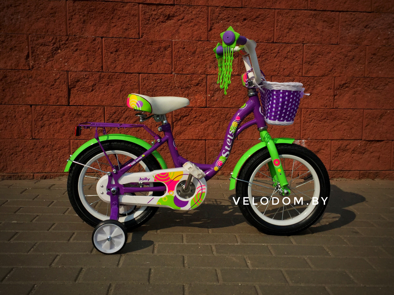 Велосипед детский Stels Jolly 14" фиолетовый - фото 3 - id-p94049609