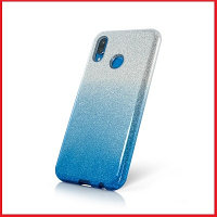 Чехол-накладка для Huawei Honor 10 Lite HRY-LX1 (силикон+пластик) Shine Gradient Blue