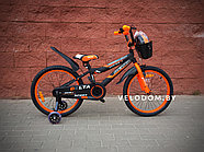 Велосипед детский Delta Sport-20" черный/оранжевый, фото 2