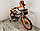 Детский велосипед Delta Sport 18'' + шлем (оранжево-черный), фото 4