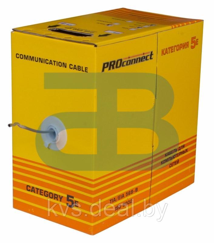 Кабель витая пара PROconnect UTP 4PR 24AWG, CAT5e (бухта 305 м) - фото 1 - id-p121714670