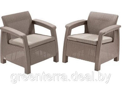 Набор мебели CORFU DUO, коричневый [223194] - фото 2 - id-p121716467