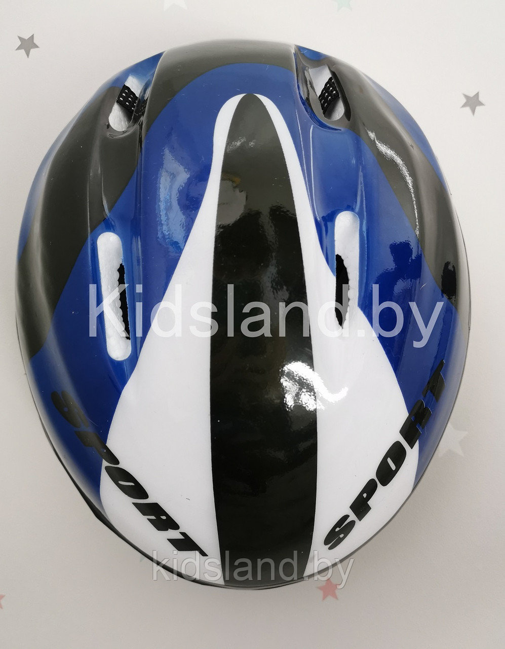 Детский велосипед Delta Sport 16'' + шлем (сине-черный) - фото 4 - id-p98269805