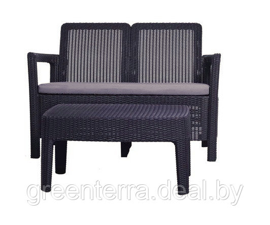 Комплект мебели Tarifa Sofa + Table, коричневый [228168] - фото 2 - id-p121718809