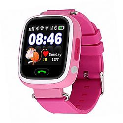 Детские умные часы Smart Baby Watch Wonlex Q80 (Q90, GW100, Q100) розовые