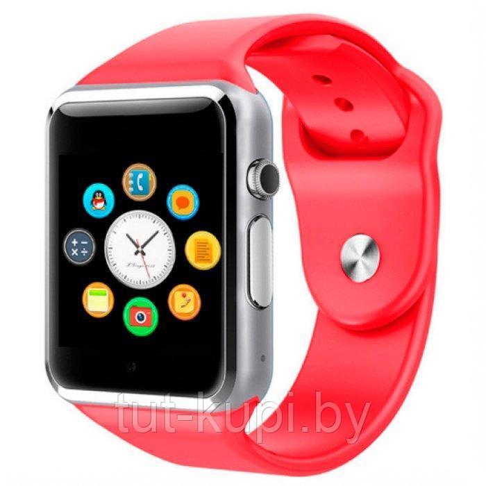 Умные часы Smart Watch A1 Turbo Red (красные) - фото 1 - id-p97754760