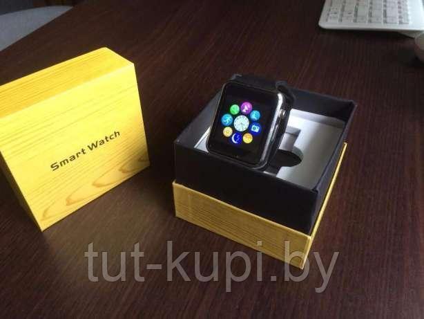 Умные часы Smart Watch A1 Turbo Blue (синие) - фото 4 - id-p97754761