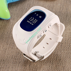 Детские умные часы с GPS Q50 (Smart baby watch) белые