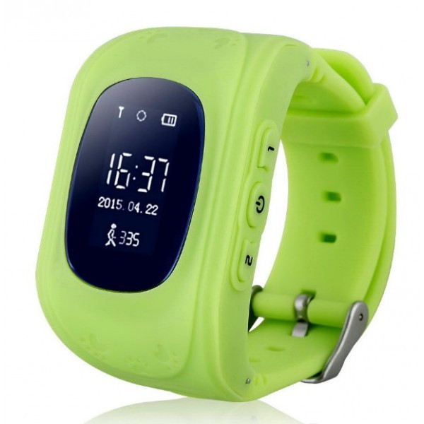 Детские умные часы с GPS Q50 (Smart baby watch) салатовые
