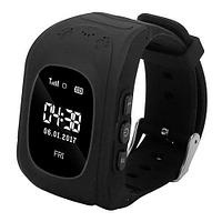 Детские умные часы с GPS Q50 (Smart baby watch) чёрные