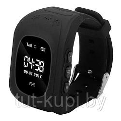 Детские умные часы с GPS Q50 (Smart baby watch) чёрные