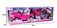 Кукла Барби с машинкой + мотоцикл 68206