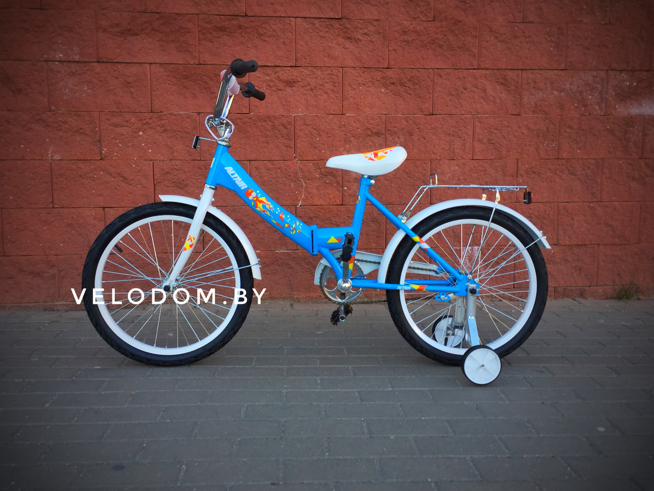 Велосипед детский Altair City Kids 20" Compact голубой - фото 2 - id-p121441600