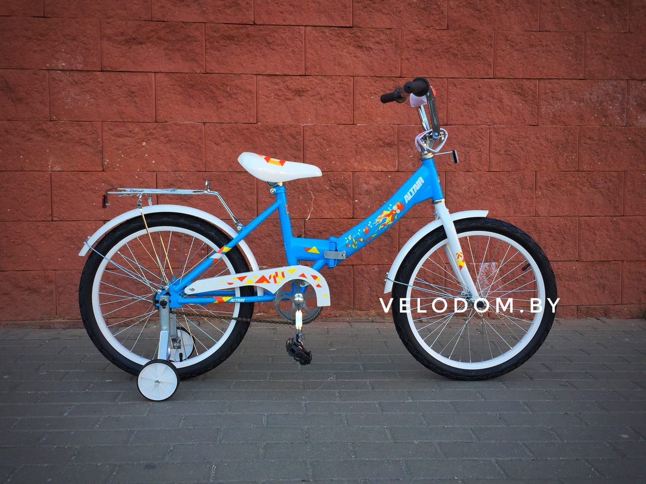 Велосипед детский Altair City Kids 20" Compact голубой - фото 3 - id-p121441600