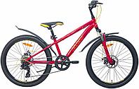 Подростковый велосипед AIST Rocky Junior 1.1 24" красный Красный, 14"