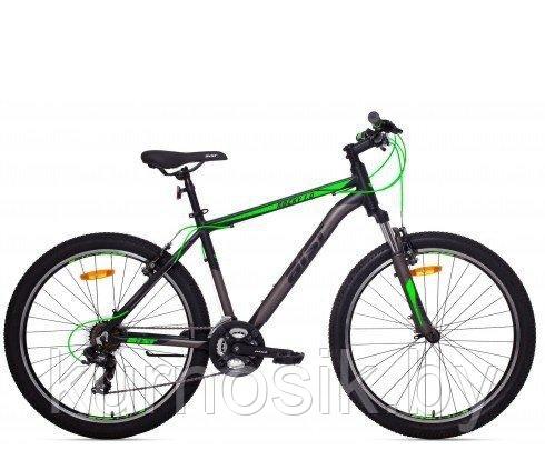 Горный велосипед AIST Rocky 1.0 26" черный-зеленый - фото 1 - id-p121747034