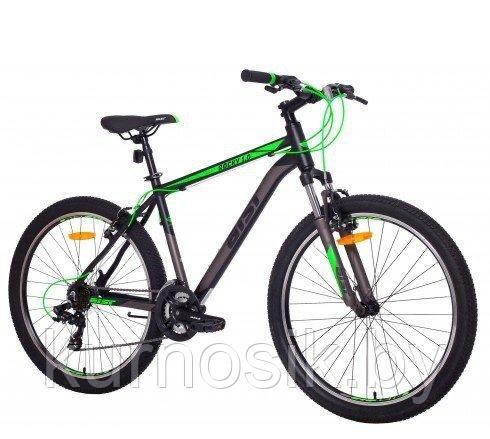 Горный велосипед AIST Rocky 1.0 26" черный-зеленый - фото 2 - id-p121747034