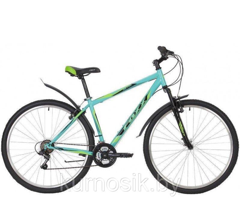 Горный велосипед Foxx Aztec 29" зеленый Аквамарин, 20"