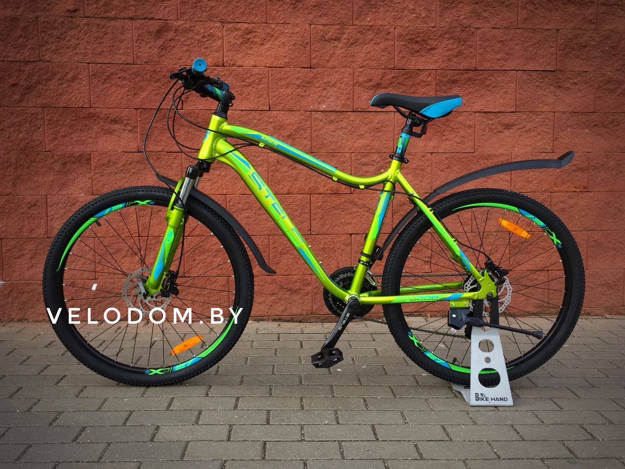Stels Miss 6000 D 26'' V010 зеленый велосипед женский горный