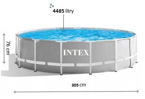 Каркасный бассейн Intex 305 x 76см, арт. 26700 - фото 2 - id-p76015150